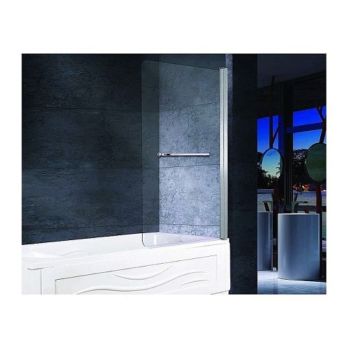 Шторка на ванну ESBANO ES-1480 80 см хром прозрачная