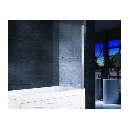 Шторка на ванну ESBANO ES-1480 80 см хром прозрачная