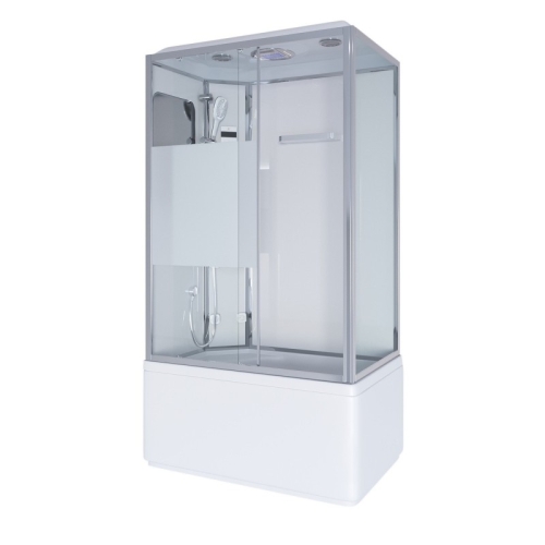 Душевая кабина Niagara Ультра NG-307-01L 120*80*220 высокий поддон(50см),стекло матовое