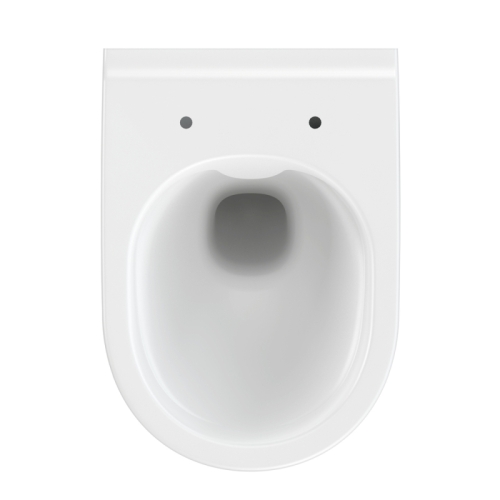 Унитаз подвесной безободковый Cersanit Brasko Smart 64824 Clean On DPL EO slim LP, сидение дюропласт фото 8