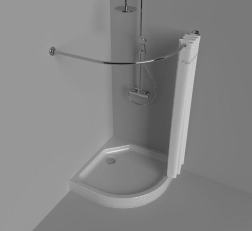 Карниз полукруглый Triton 80*80, 90*90, 100*100 фото 2