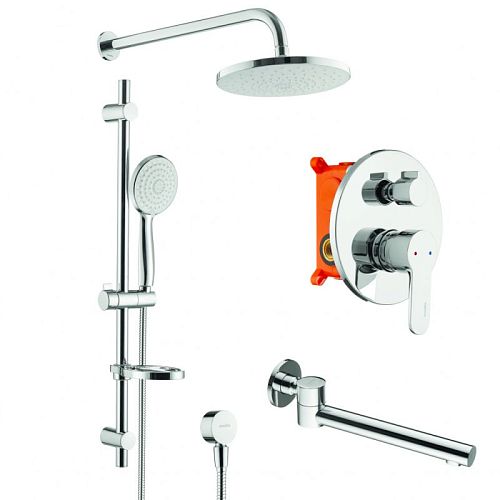 Душевой комплект со встроенным смесителем Swedbe Platta 5541