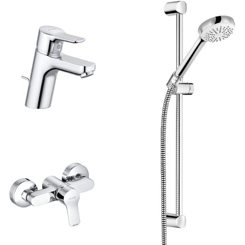 Набор смесителей для душа Kludi PURE&EASY 3in1 Набор смесителей для душа Kludi PURE&EASY 3in1