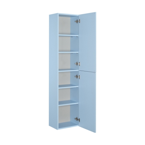 Пенал подвесной Roca Domi 35 небесно синий матовый фото 2