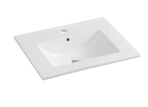 Тумба с раковиной Vincea Chiara 60, 80, 100 N.Oak Натуральный Дуб, подвесная, раковина белая фото 2