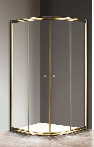 Душевое ограждение Cezares Giubileo-R-2-SCORREVOLE 80*80, 90*90, 100*100 стекло прозрачное или с рисунком