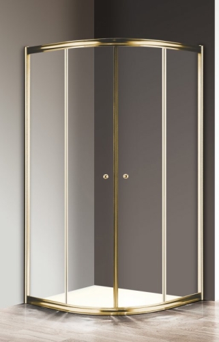 Душевое ограждение Cezares Giubileo-R-2-SCORREVOLE 80*80, 90*90, 100*100 стекло прозрачное или с рисунком
