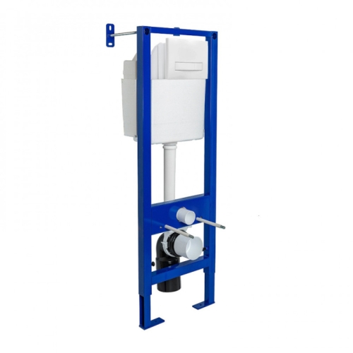 Инсталяция Berges Wasserhaus Atom Line 410 кнопка хром глянец, матовый никель, матовый хром, черная, белая, черная/хром, белая/хром