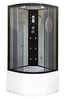 Душевая кабина Niagara Ультра NG-1908-01 90*90*220 высокий поддон(48см),черный,стекло тонированное