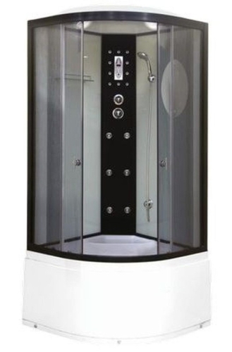 Душевая кабина Niagara Ультра NG-1908-01 90*90*220 высокий поддон(48см),черный,стекло тонированное