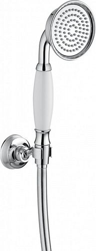 РУЧНОЙ ДУШ СО ШЛАНГОМ И ДЕРЖАТЕЛЕМ CEZARES LIBERTY-F-KD-01 хром