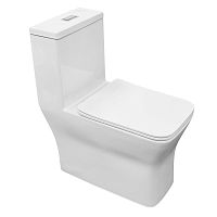 Унитаз-моноблок напольный безободковый Azario Vero AZ-8608