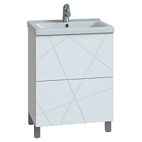 Тумба с раковиной Vigo Geometry 50, 60, 70, 80 белый