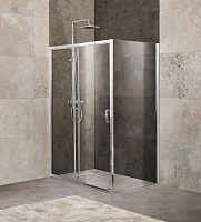 Душевой уголок Bel Bagno UNIQUE-AH-1 100/115, 110/125, 120/135*80, 90, 100 стекло прозрачное, Punto