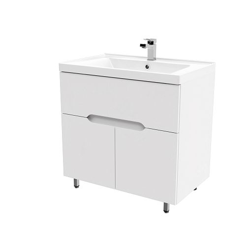 Тумба с умывальником Мирсант Soho Quadro Light 60, 80 напольная