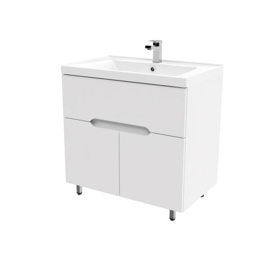 Тумба с умывальником Мирсант Soho Quadro Light 60, 80 напольная