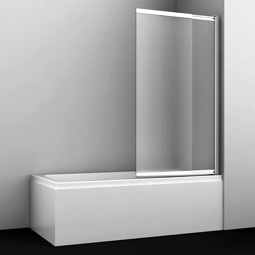 Шторка на ванну Wasserkraft Main 41S-02 100 стекло Matt glass