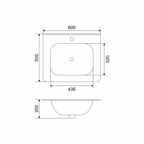 Тумба с раковиной Mirsant Savag 60, 80,100 подвесная, белая глянцевая фото 6