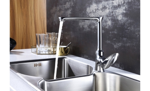 Смеситель для кухни Lemark Nero LM0205C хром фото 2