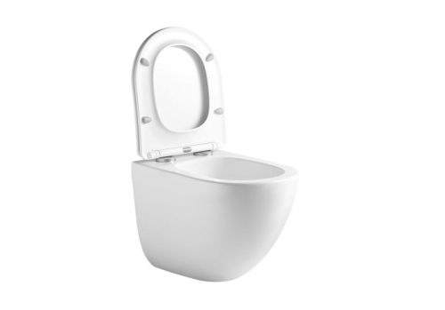 Унитаз подвесной безободковый Aquatek Гелиос AQ1993T-00, смыв Торнадо фото 4