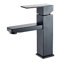 Смеситель на умывальник Ledeme L71033B черный