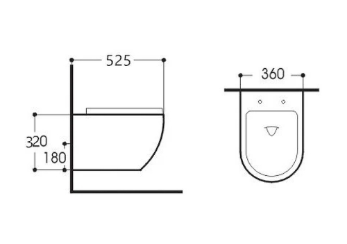 Унитаз подвесной безободковый Aquatek Европа AQ1901-MW, белый матовый фото 2