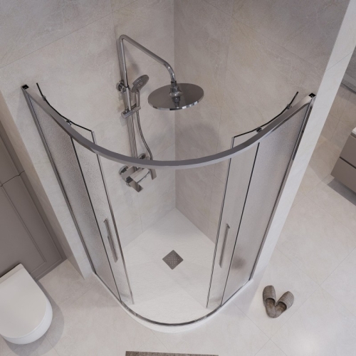 Душевое ограждение Niagara Нова/Nova NG-3627(3626)-34 90*90, 100*100, стекло шиншилла фото 5