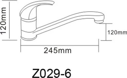 Смеситель для кухни Rozzy Jenori Aurora RBZ029-6 фото 2