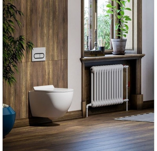 Унитаз подвесной SOLE PANDORA 2 безободковый крышка с микролифтом фото 2