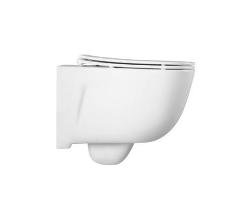 Унитаз подвесной безободковый Aquatek Дива AQ2012-00, сиденье с м/л фото 2