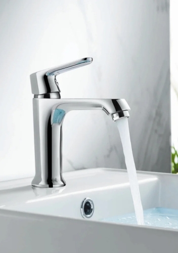 Смеситель на умывальник Ledeme L1077 хром фото 2
