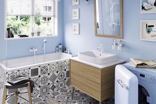 Смеситель для ванны Kludi PURE&EASY белый фото 3