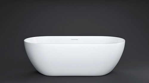 Ванна Nilo Barcelona 160*75, 170*80 литьевой мрамор белая матовая