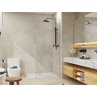 Душевая перегородка Azario Walk-in AZ-251 90, 100, 120*195 профиль хром