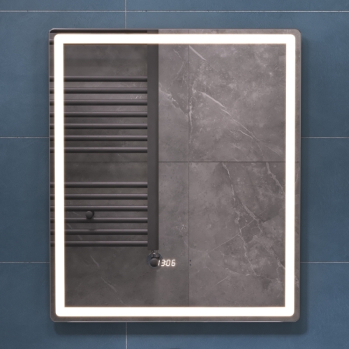 Зеркало с подсветкой Vigo Geometry Luxe 60, 70, 100, 120 с подогревом и часами