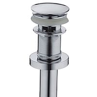 Донный клапан click-clack с переливом Haiba HB65-2 хром