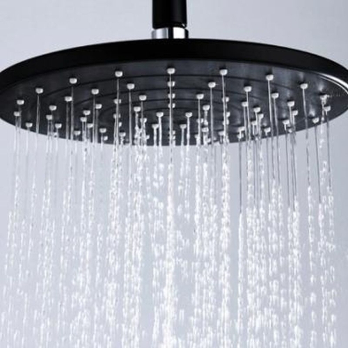 Встроенный смеситель для ванны на 2 положения Wasserkraft A16777 (душевой комплект) черный Soft-touch фото 3