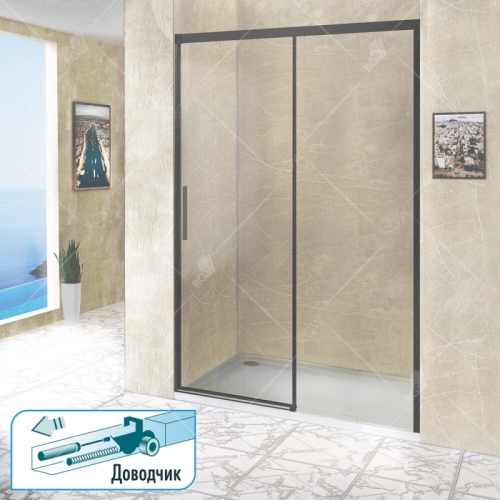 Душевая дверь RGW LE-12B 100, 110, 120, 130, 140, 150, 160, 170, 180, 190, 200 стекло прозрачное