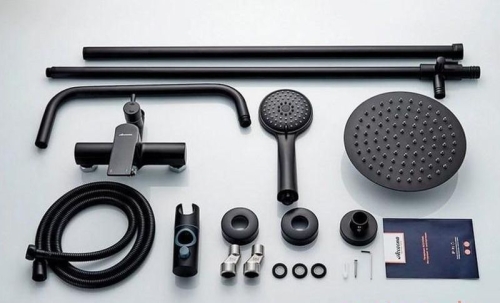 Душевая система Ledeme L2475В черная фото 3