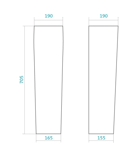 Пьедестал Santek для раковины Нео фото 2