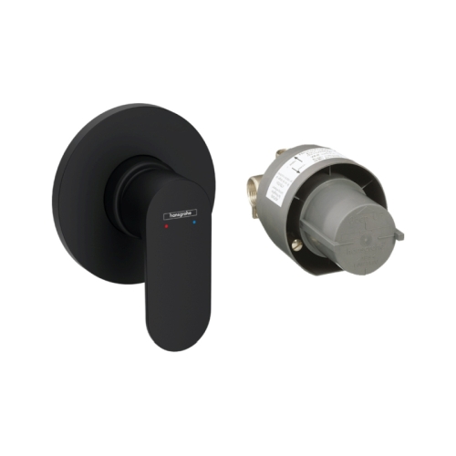 Встраиваемый смеситель для душа Hansgrohe Rebris S черный 72648670