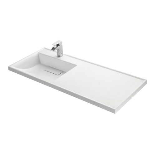 Раковина над стиральной машиной Aquaton Лондри 1200 белая, левая