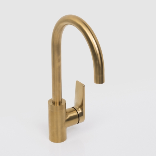 Смеситель для кухни Wasserkraft Aisch 5507 матовое золото фото 5