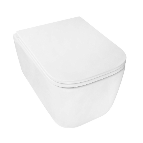 Унитаз подвесной безободковый Azario Бацио AZ-5103T-WHT, смыв Торнадо фото 3