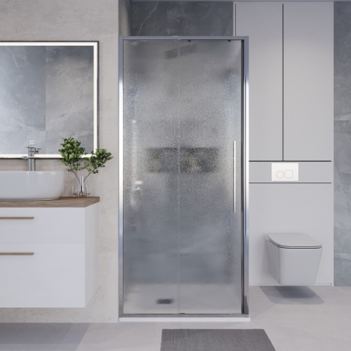 Душевое ограждение Niagara Нова/Nova NG-65-9CH-CH80-34 90*80, 130*80,стекло шиншилла фото 4