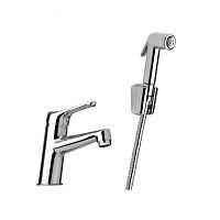 Смеситель с гигиеническим душем для раковины Paini Bios 05CR205/574 хром