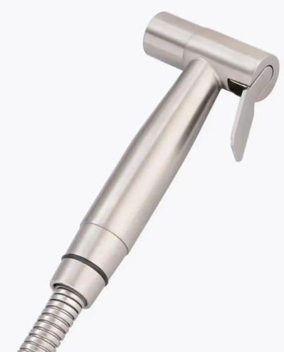 Смеситель с гигиеническим душем Haiba HB5520 нерж сталь фото 3