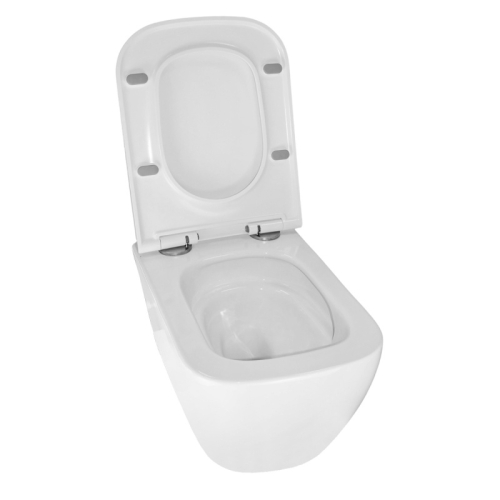 Унитаз подвесной безободковый Azario Legenda AZ-2305AS, смыв Торнадо фото 3