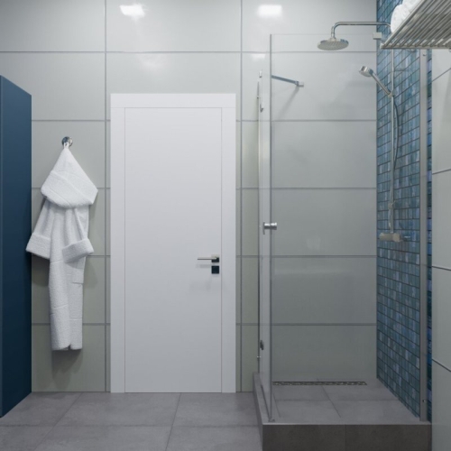 Душевое ограждение Triton Брава-Хром 120*80 стекло прозрачное фото 5