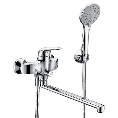 Смеситель с длинным изливом для ванны Wasserkraft Rossel 2802L хром